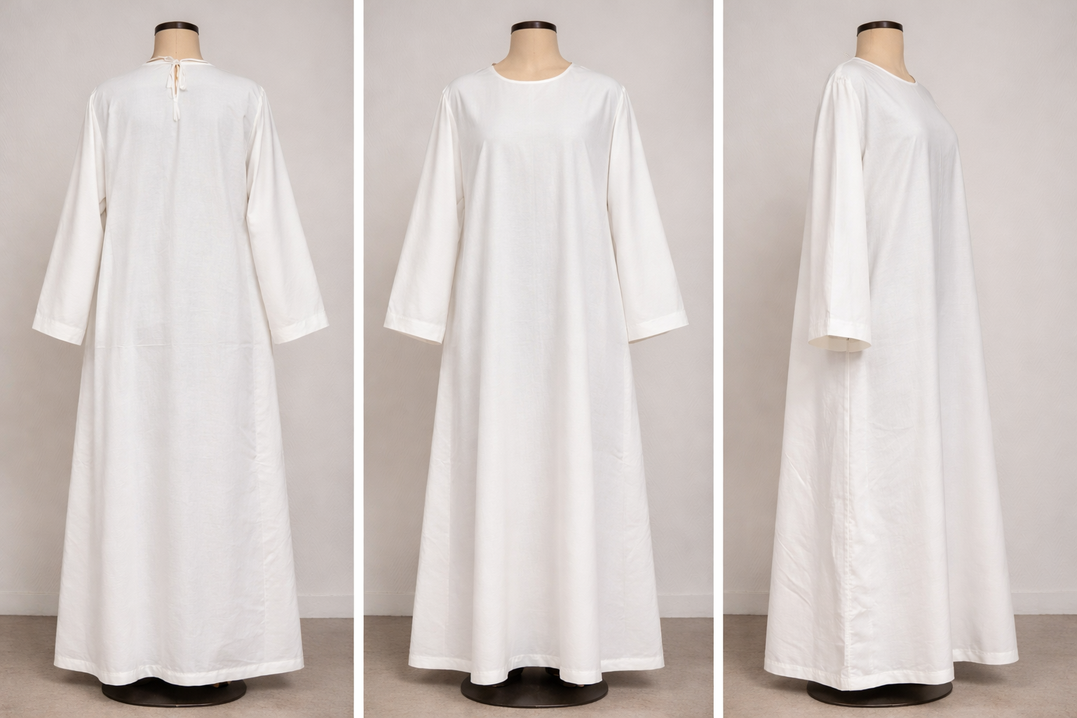 Aube Longue Femme – Communion – Manches Longues