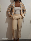 Ensemble Veste & Pantalon Femme avec Ceinture