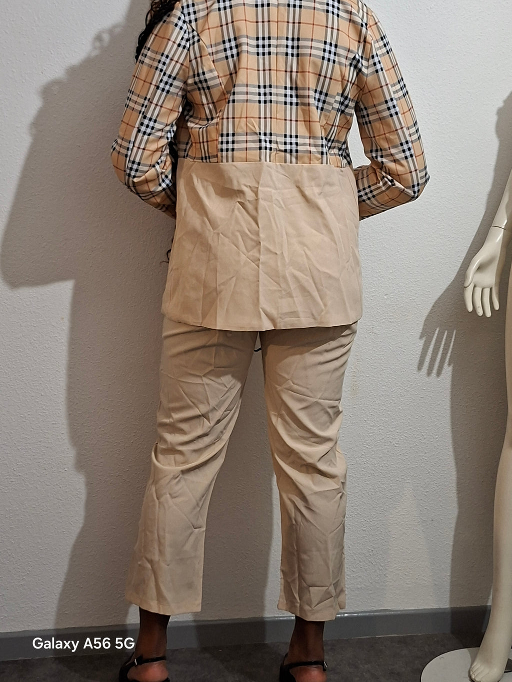 Ensemble Veste & Pantalon Femme avec Ceinture