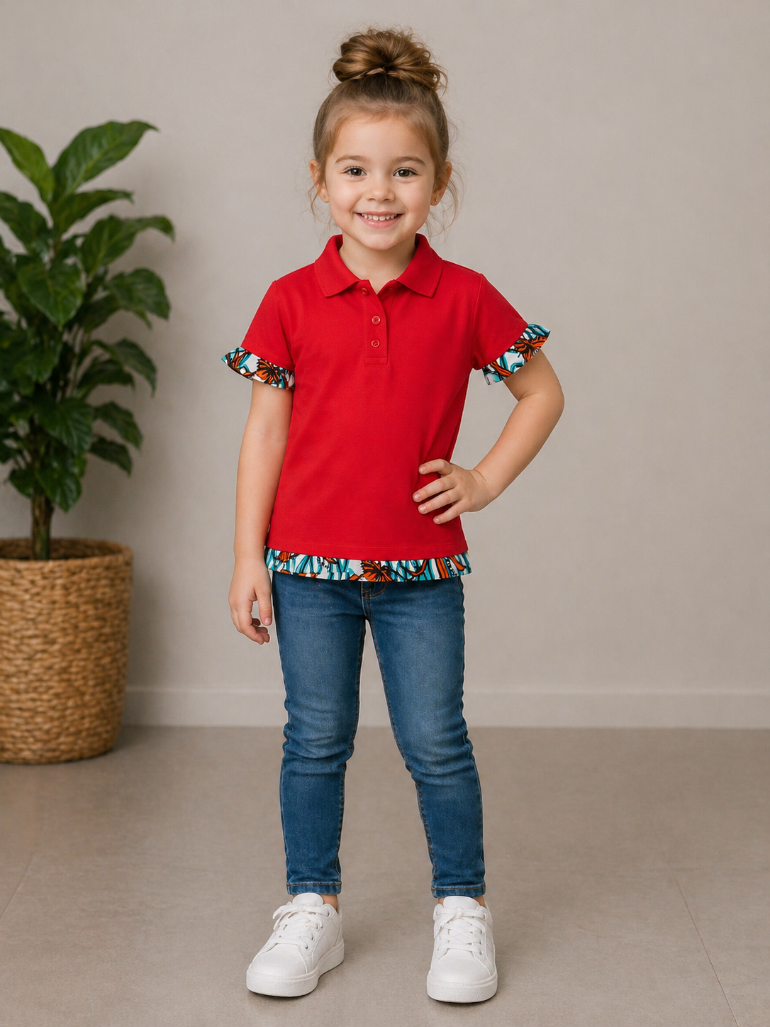 Polo Enfant - Finition Wax Traditionnels