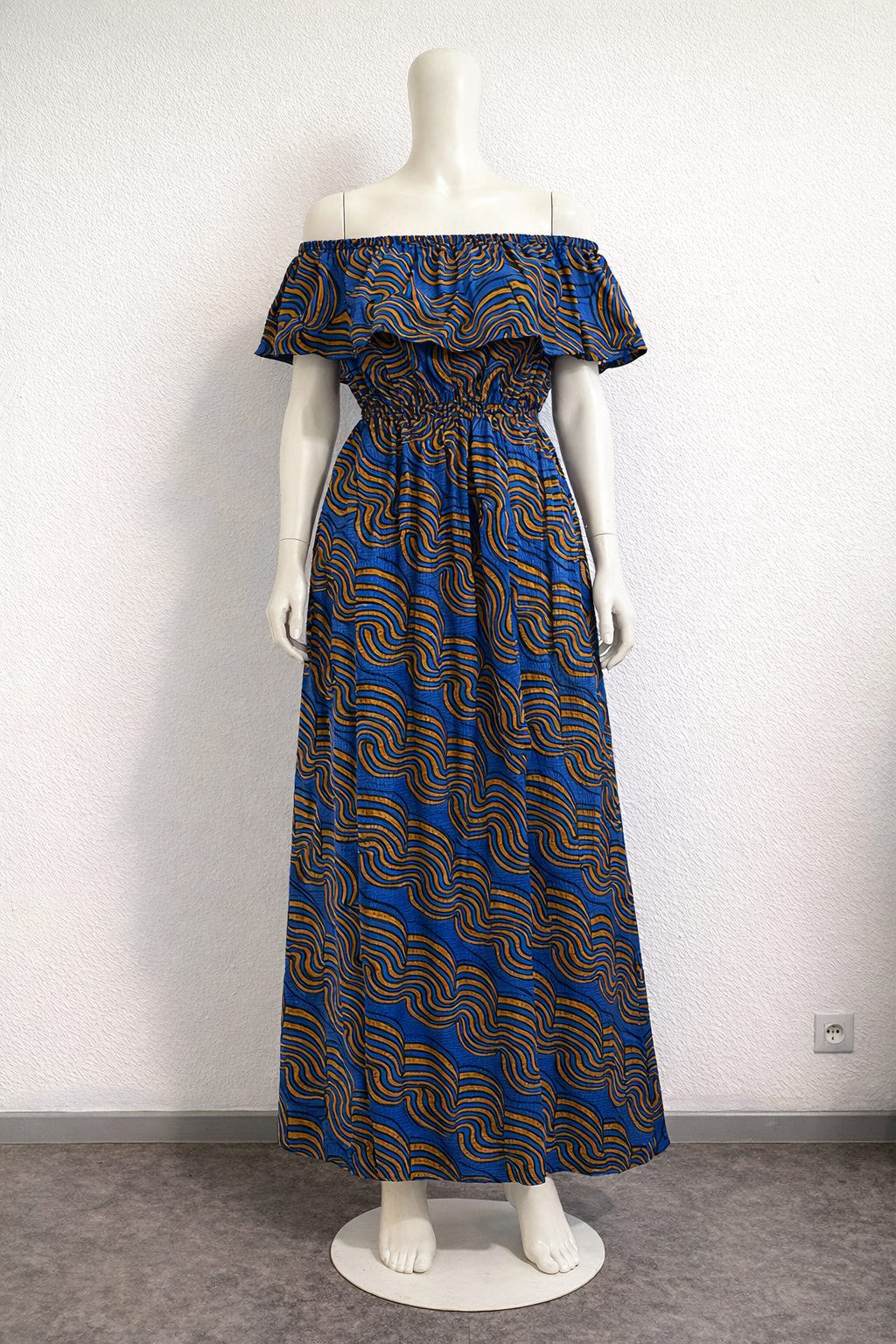 Robe Longue Bardot Wax