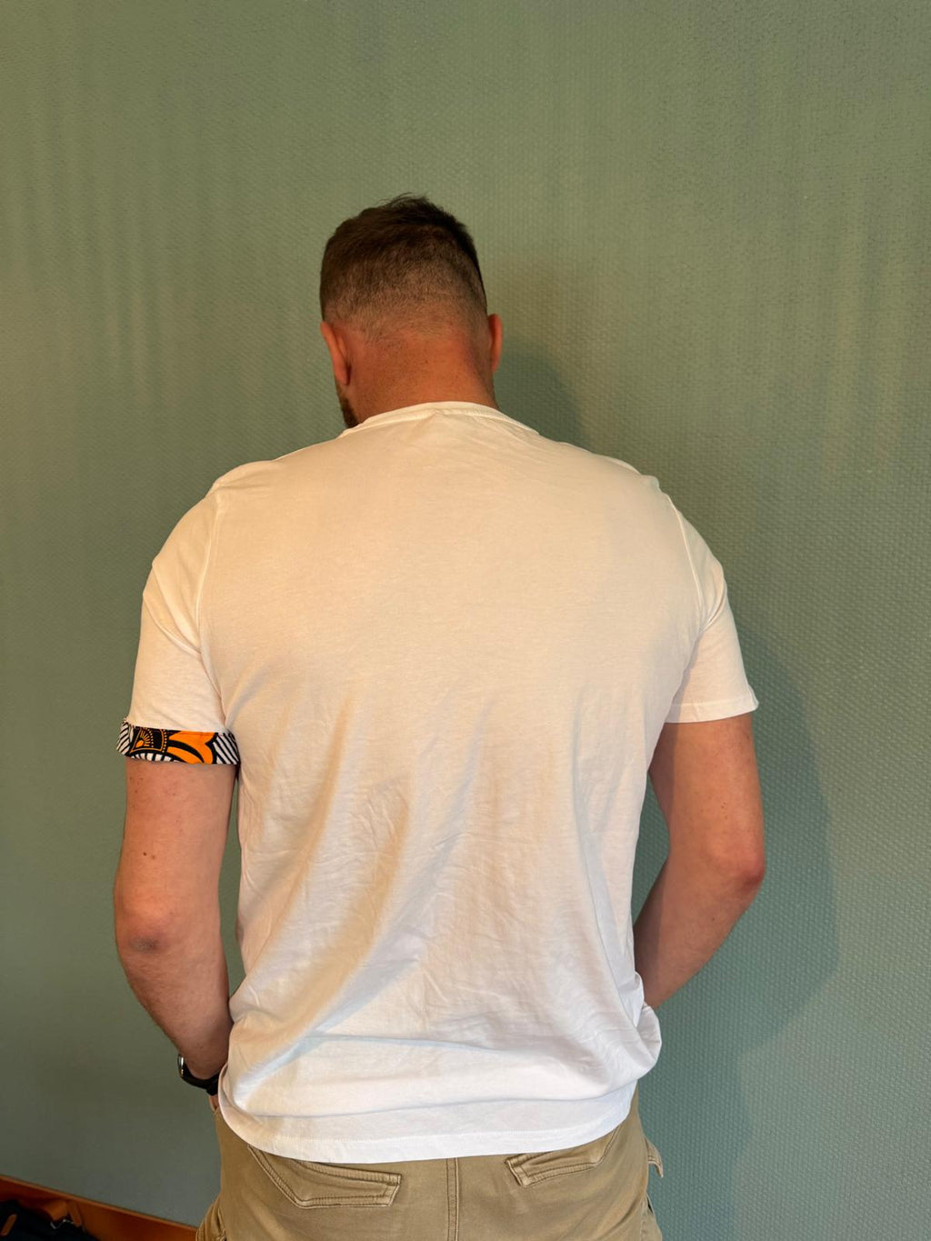 T-shirt blanc manche courte homme - Wax