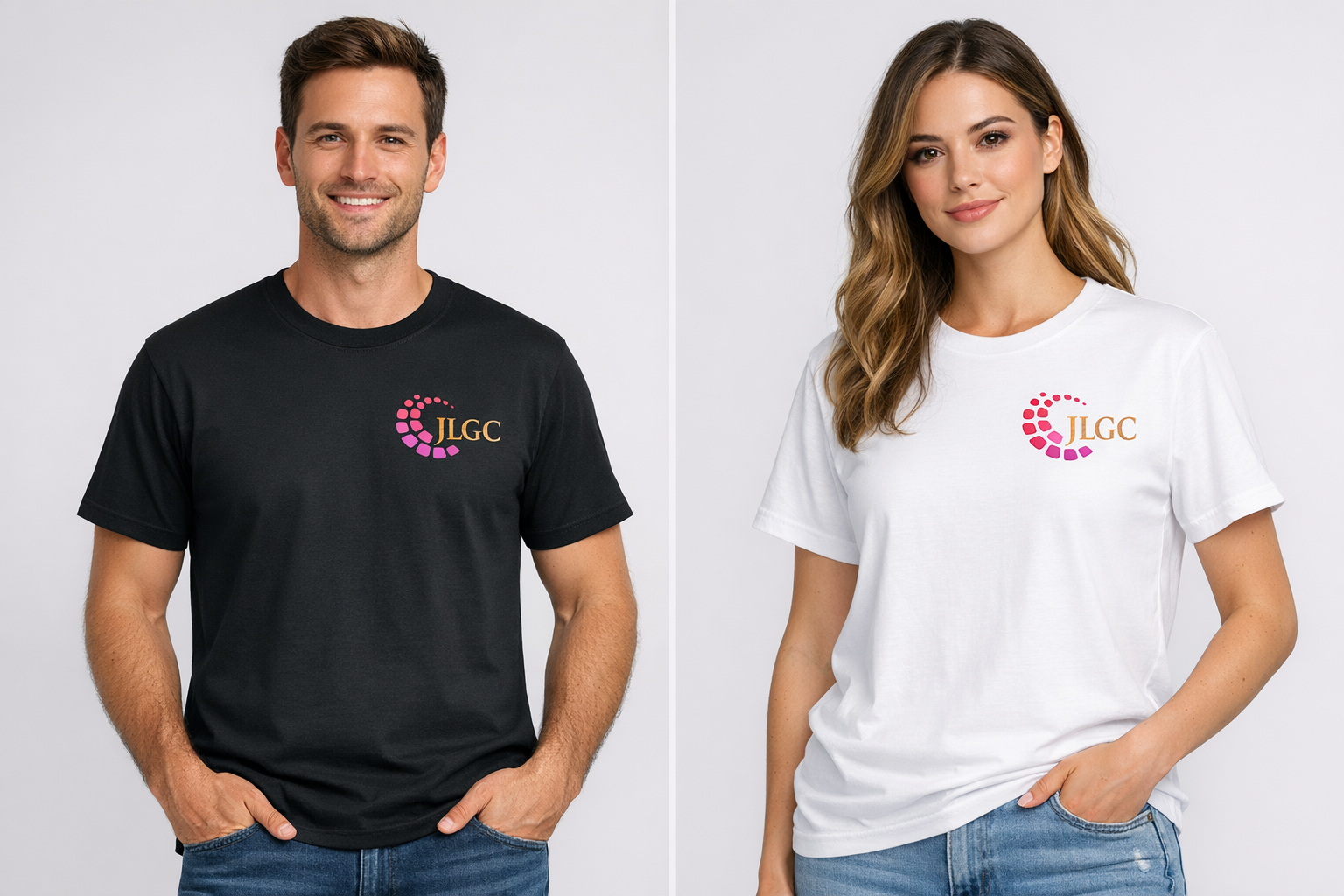 T-Shirt Noir  Homme Coton Peigné Premium Personnalisé